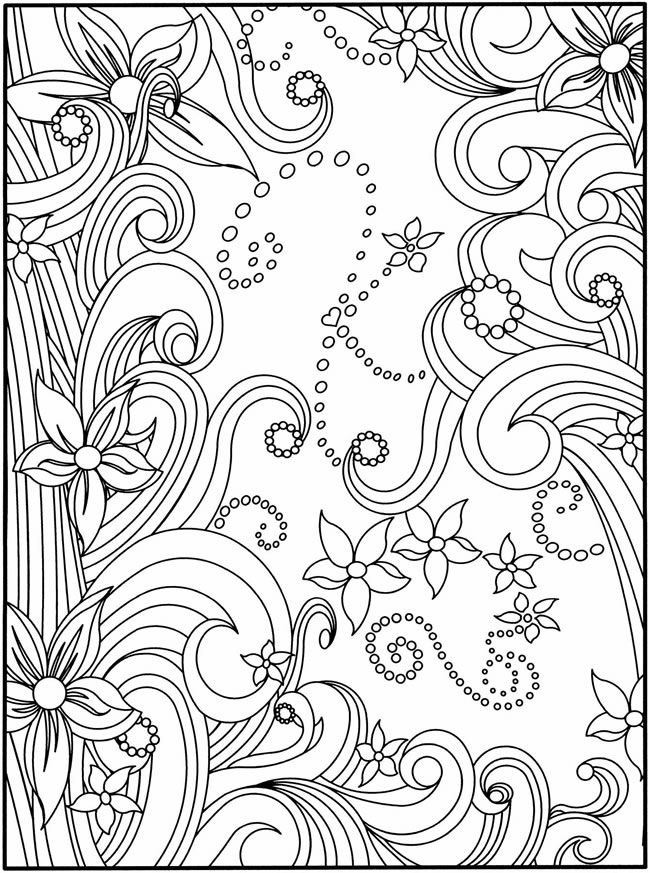 Printable Flower Coloring Pages Image