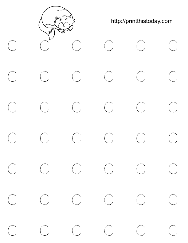 Alphabet Letter Tracing Worksheets