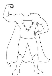 Design Your Own Superhero Template Image