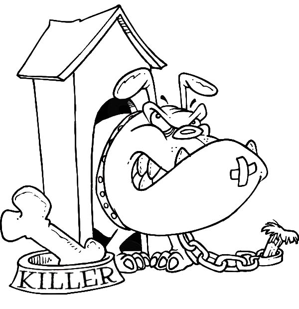 Dog House Coloring Pages Image
