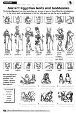 Egyptian Gods and Goddesses Worksheet Image