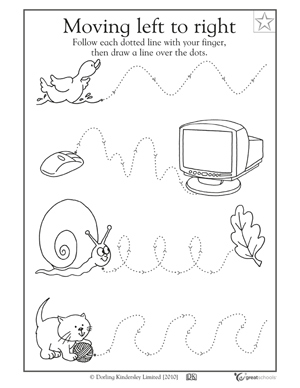 Kindergarten Tracing Writing Worksheets Image