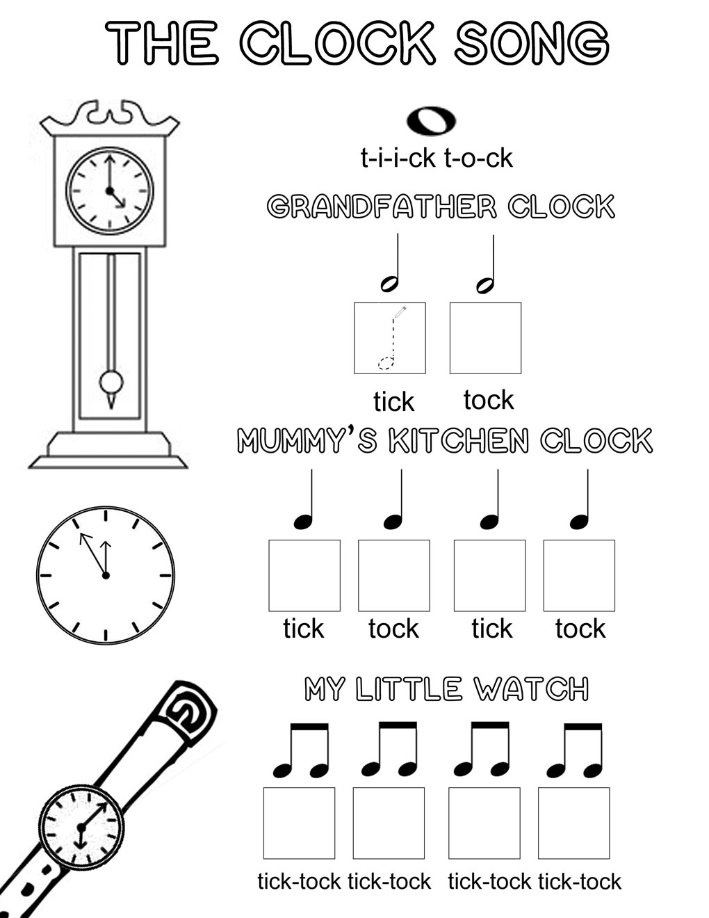 Music Theory Worksheets Note Value Image