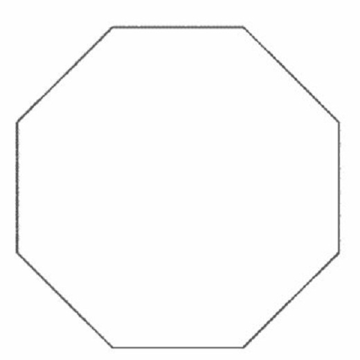 Octagon Preschool Coloring Shapes