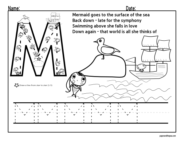Preschool Letter M Activity