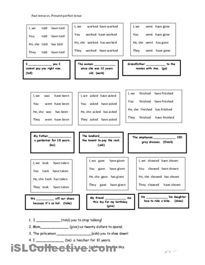 Verb Tense Worksheets 5th Grade