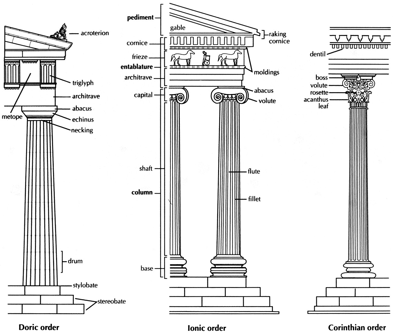 Ancient Greek Architecture Columns Image