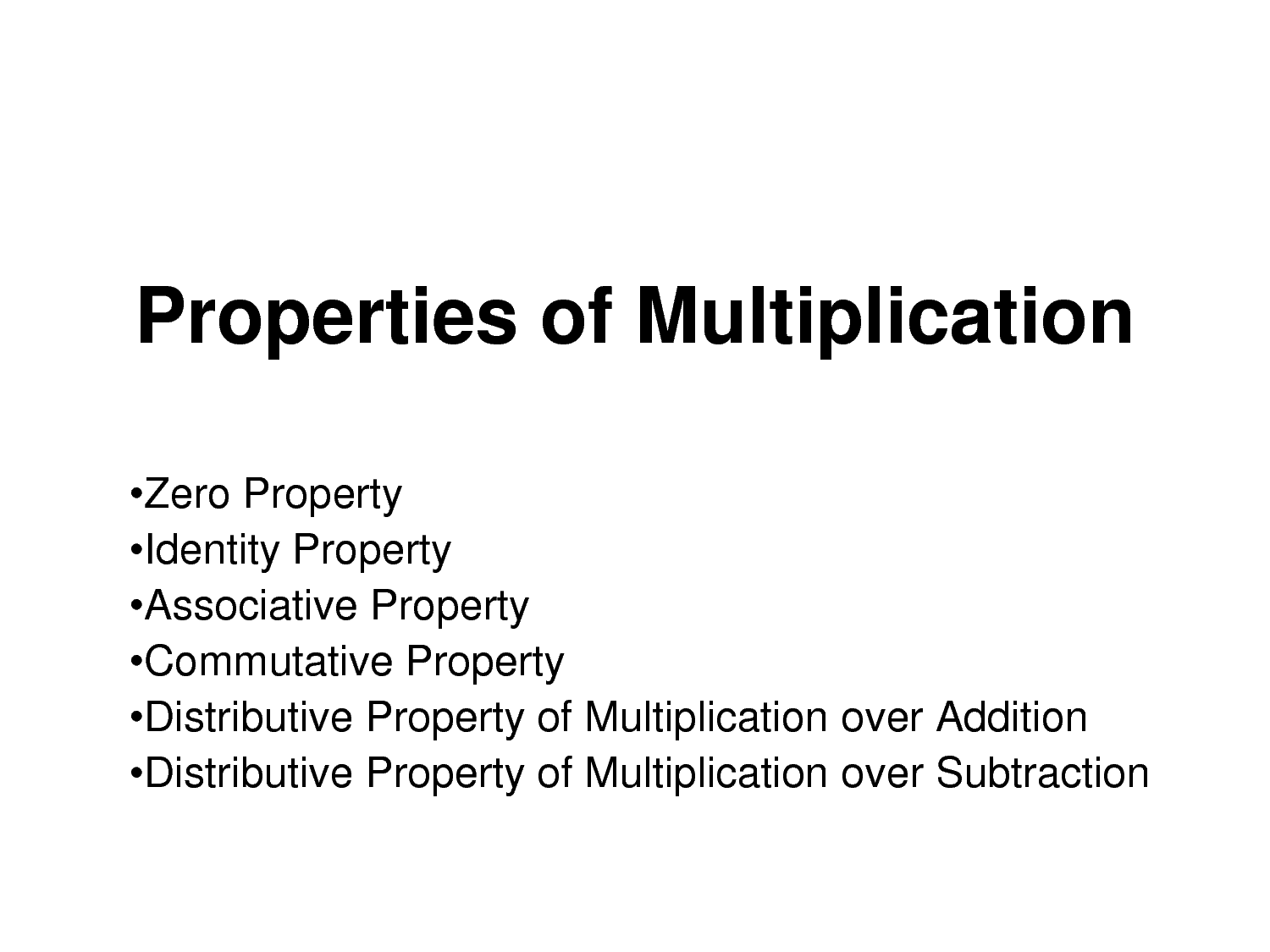 Associative Property of Multiplication Definition Image