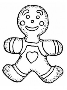 Gingerbread House Coloring Pages Image
