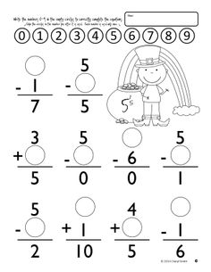 Missing Addends Addition and Subtraction Image