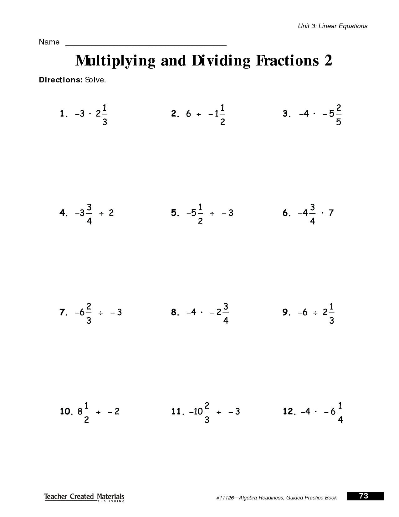 11 Multiplying Fraction Practice Worksheets Worksheeto