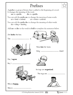 Prefix Worksheets 2nd Grade Image