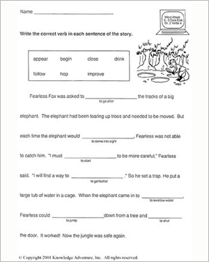Reading English Worksheets Grade 2