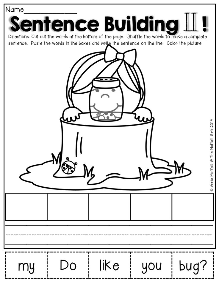17 Kindergarten Sentence Building Worksheets Worksheeto 17 Kindergarten Sentence Building Worksheets Worksheeto