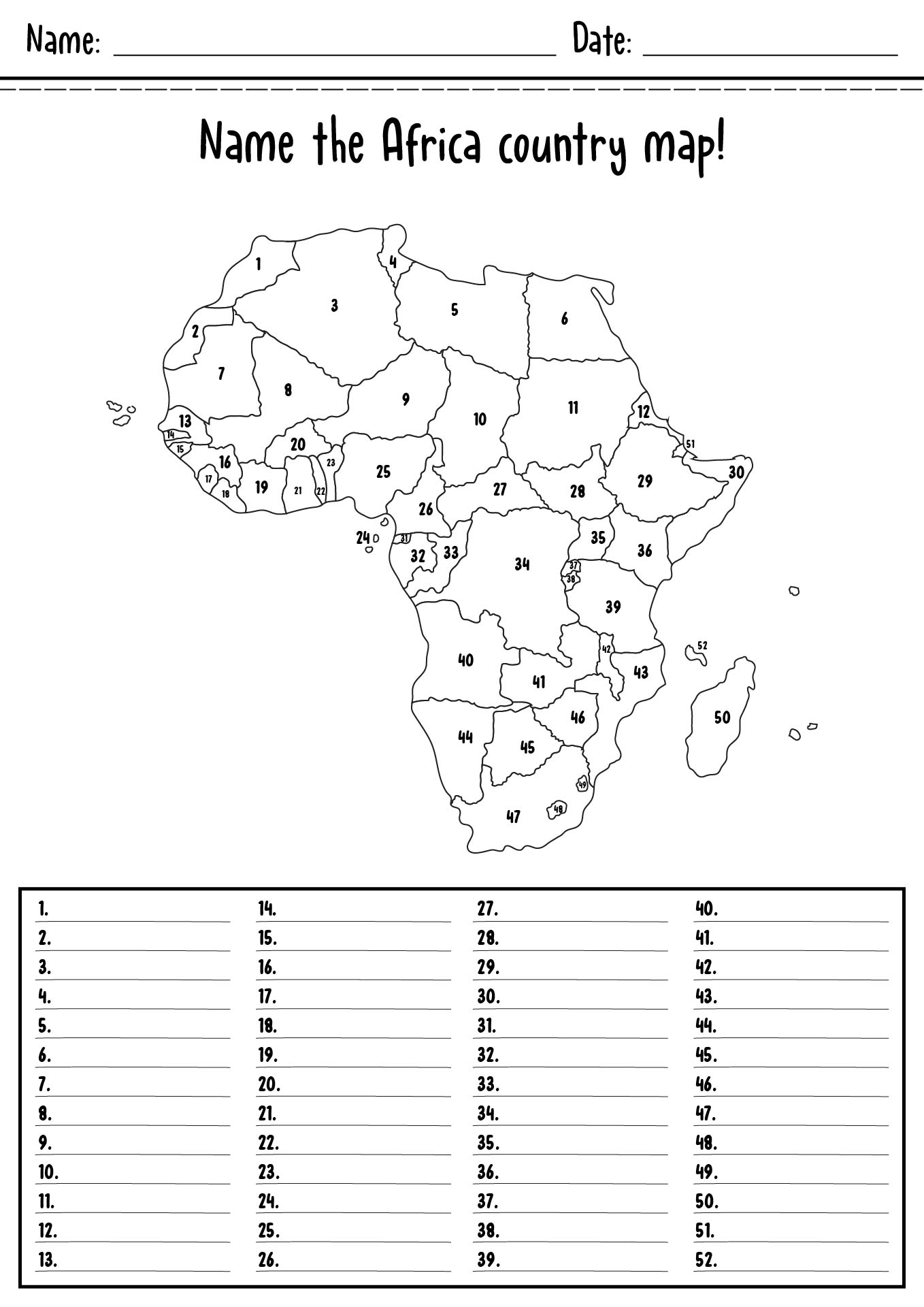 10-africa-map-worksheet-worksheeto