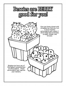 Food and Nutrition Coloring Sheets