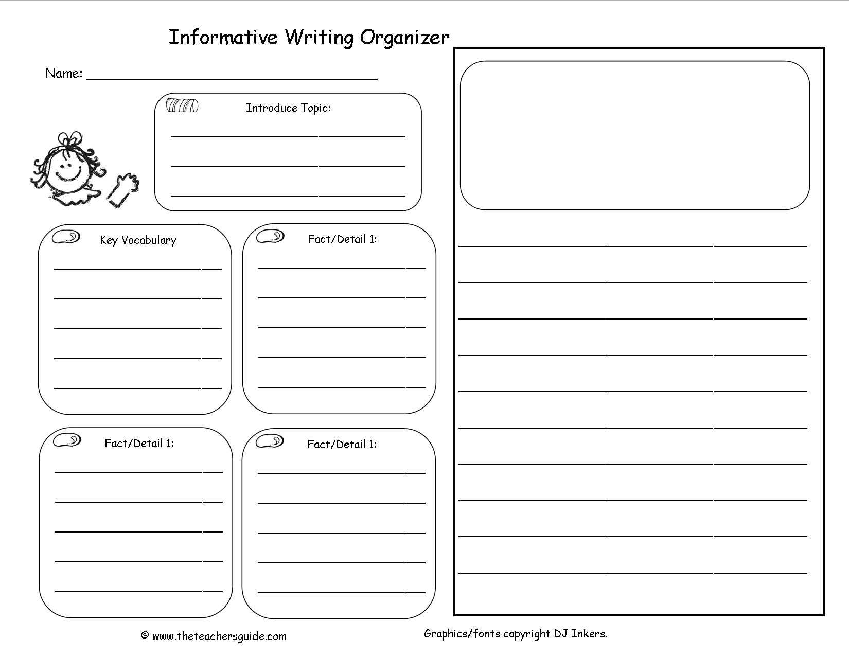 Informative Writing Lesson Plans Image