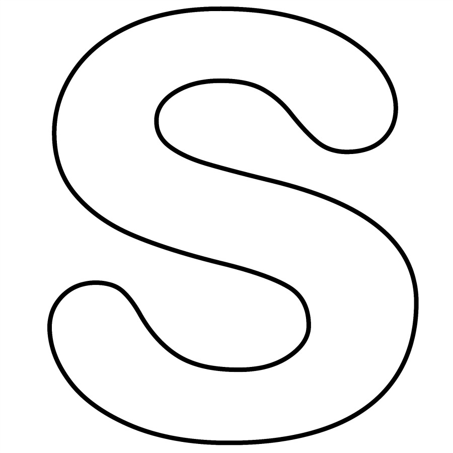 Letter S Template Image
