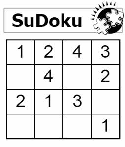 Printable Math Sudoku Puzzles Image