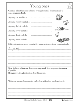 Reading Worksheets 3rd Grade Writing