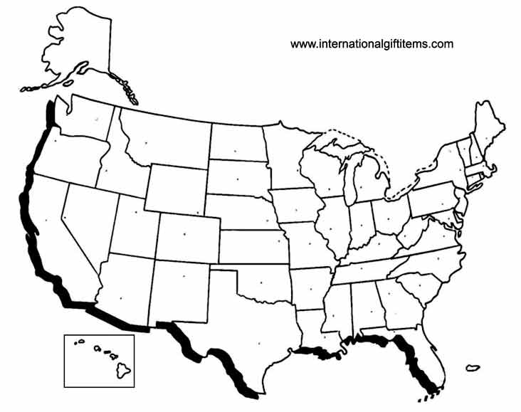 11 50 States Map Blank Worksheet / worksheeto.com
