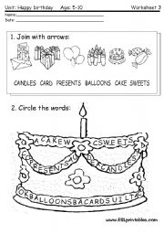 14 Best Images of Birthday Worksheets For Kindergarten - All About Me ...