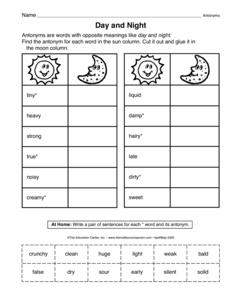 Language Arts Worksheets