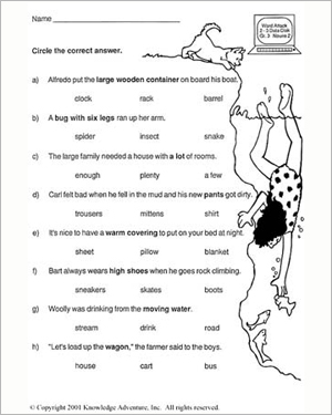 3rd Grade English Worksheets Nouns