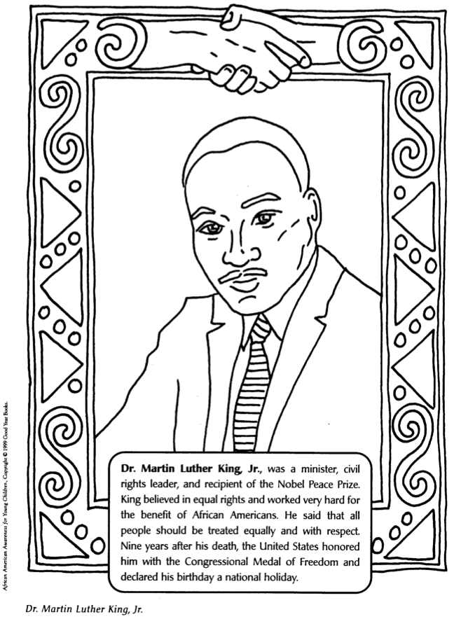 Black History Month Coloring Pages Image