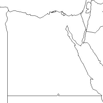 Blank Egypt Map Image