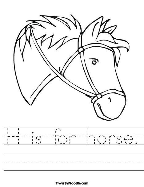 Horse Worksheets Activities Image