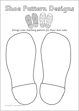Preschool Shoe Pattern