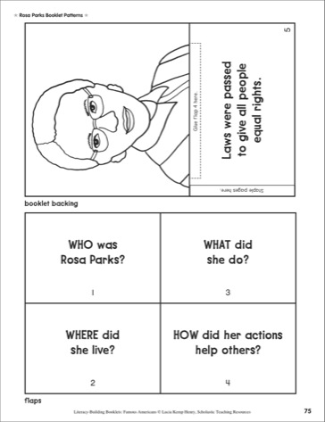 Rosa Parks Printable Worksheets Image