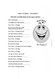 Song Lyrics with the Word Happy Image