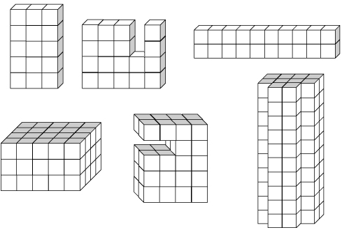 Volume With Unit Cubes Worksheet