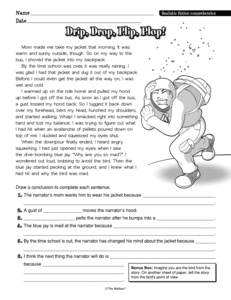 Fiction Reading Comprehension Worksheets Image