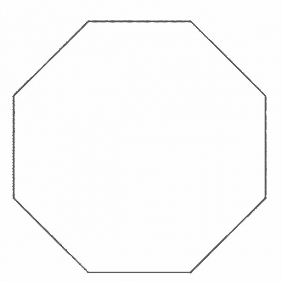 Octagon Shape Coloring Pages