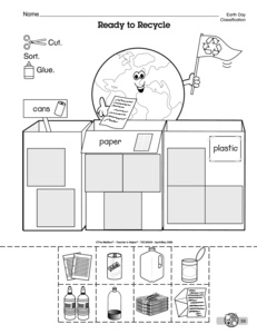 Preschool Recycling Worksheets Image