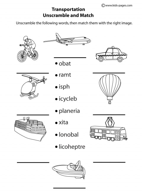 14 Best Images of Transportation Math Worksheets - Transportation Math ...