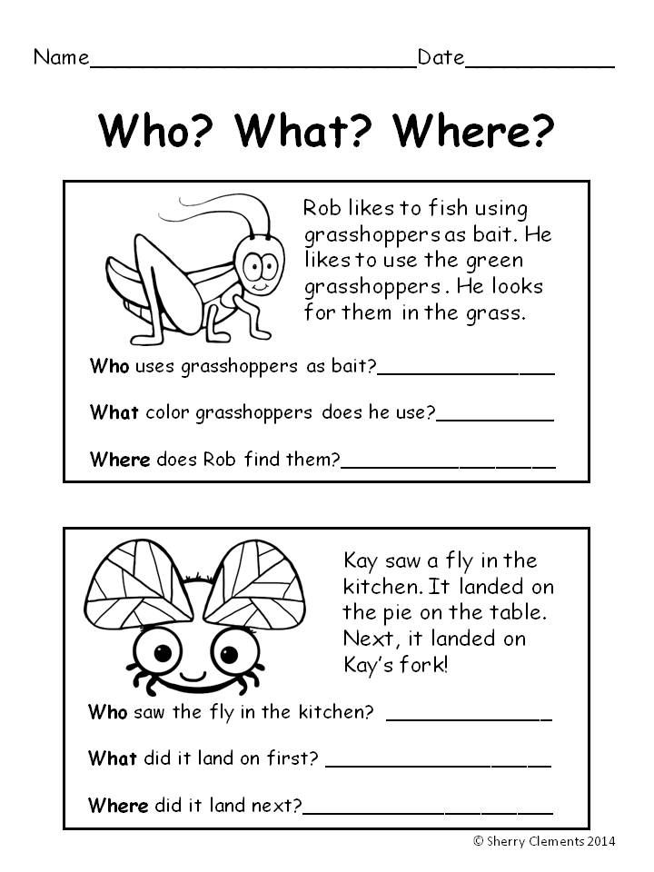 Short Story with Questions Grade 1 Reading Image