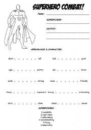 Superhero Worksheets Printables Image