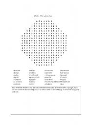Cell Division Word Search Image