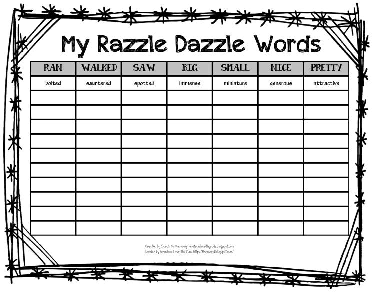 First Grade Word Choice Worksheets Image