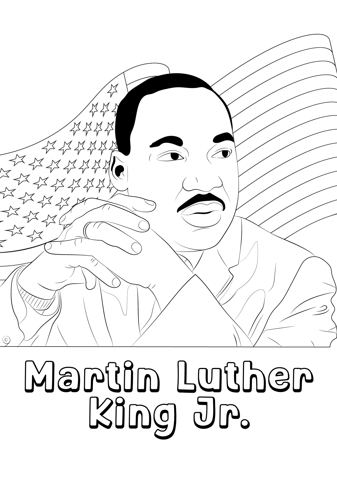 Martin Luther King Jr. Coloring