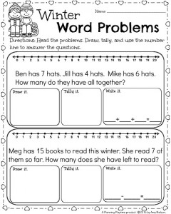 Math Worksheets for Grades 1 and Under Image