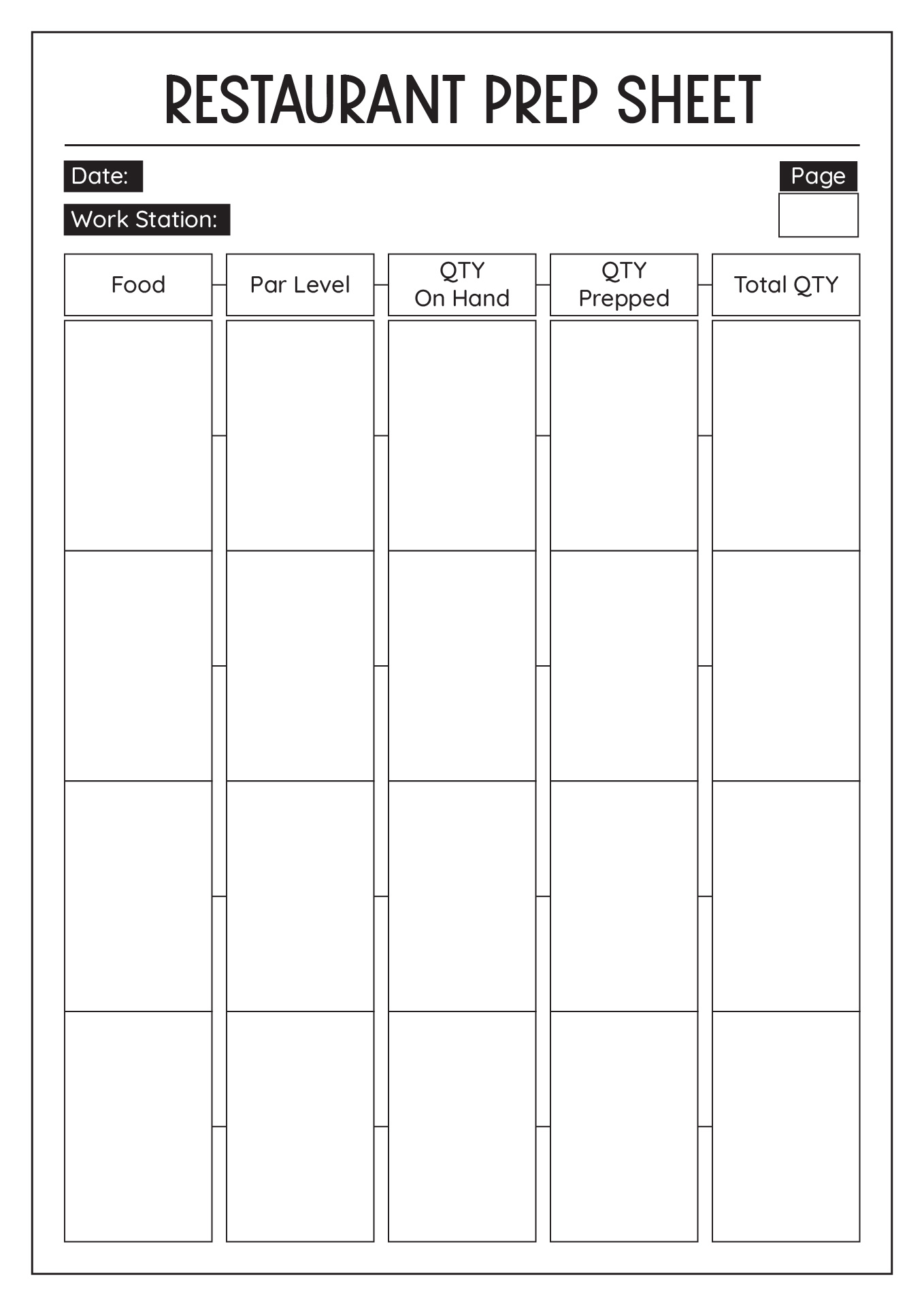 12 Food Production Worksheet Template /
