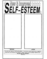 Self-Esteem Worksheets Image