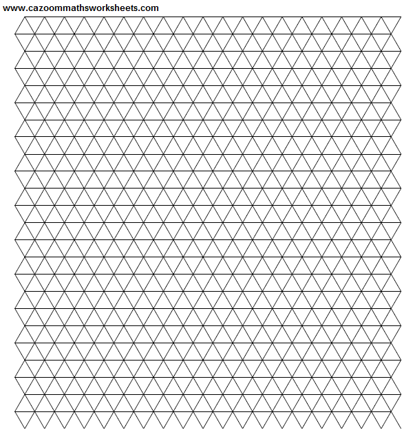 Triangle Grid Paper Image