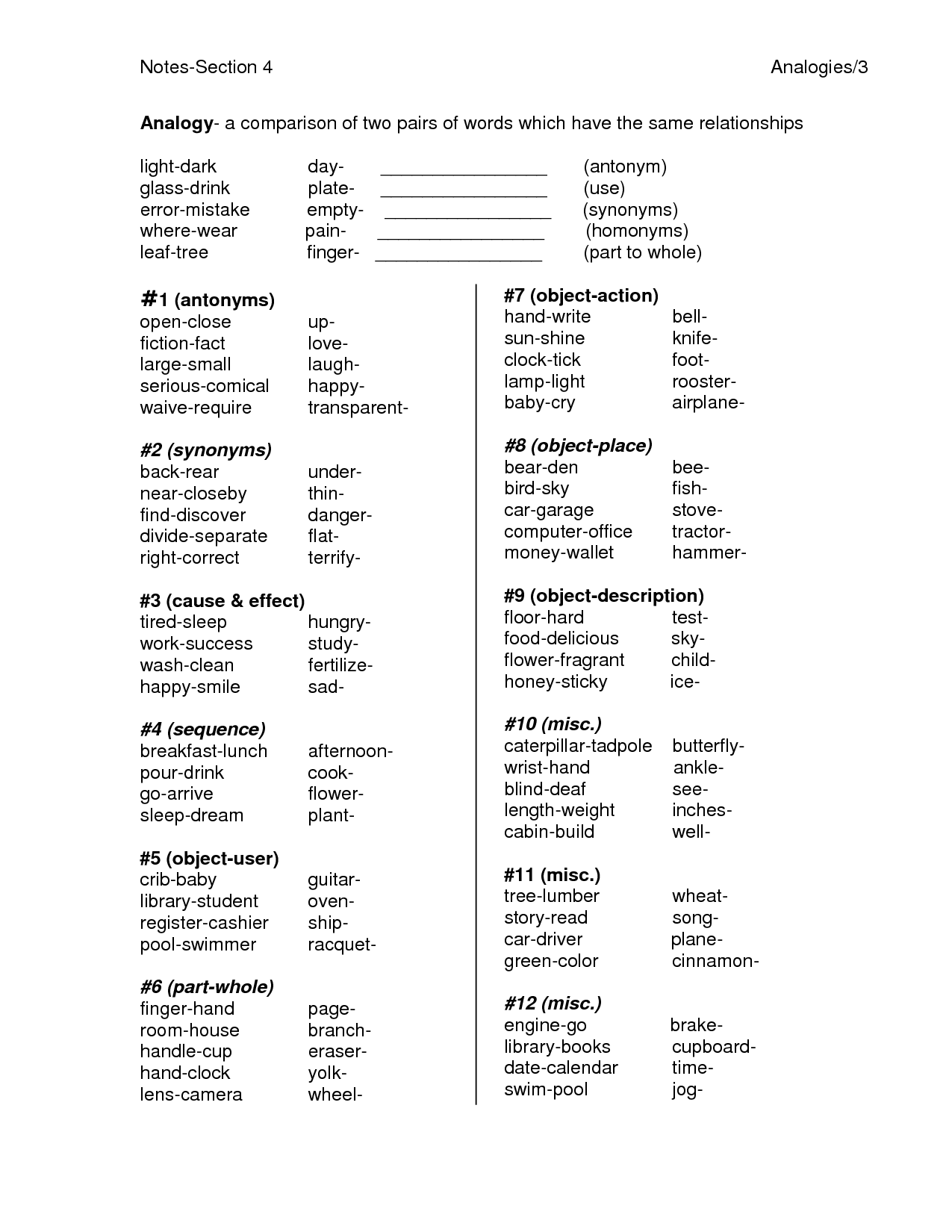 13-analogies-worksheets-synonyms-and-antonyms-worksheeto