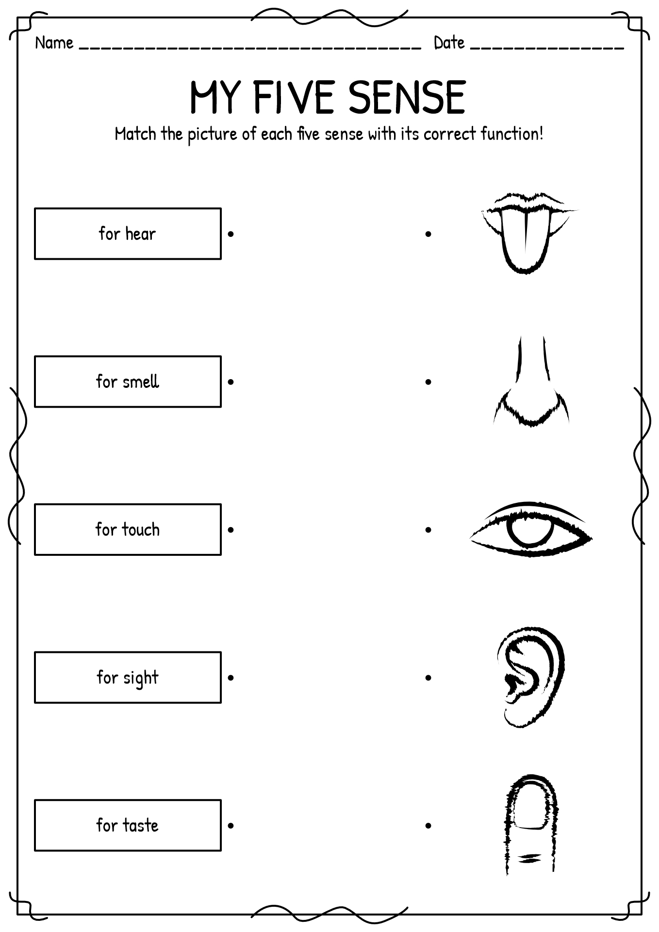 Five Senses Worksheet.pdf